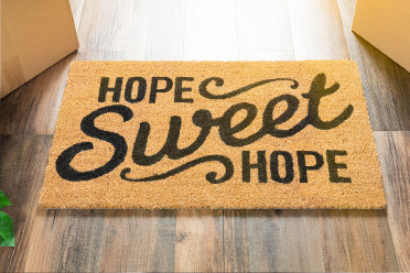 Home Sweet Hope door mat